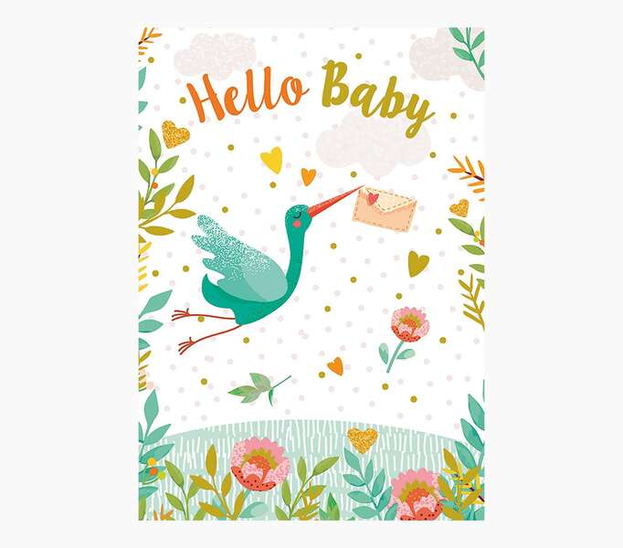 pictura tarjeta zig zag tarjeta coleccion bebes 15x22cm tematica bebes tarjeta triptica incluye sobre blanco papel con certificacion fsc
