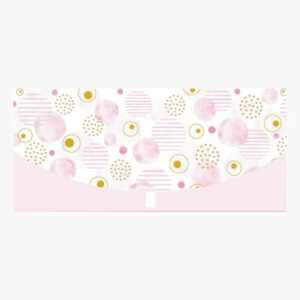 pictura tarjeta money cards 21.3x9.6cm diseño elegante de circulos incluye sobre blanco certificacion fsc