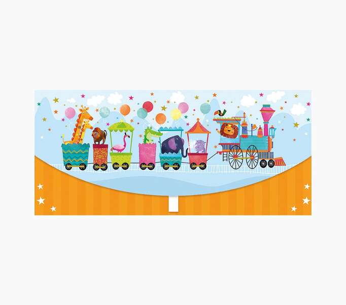 pictura tarjeta money cards formato horizontal tematica animales 21.3x9.6cm embolsada individualmente incluye sobre blanco papel con certificacion fsc