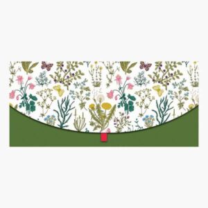 pictura tarjeta money cards formato horizontal tematica de flores 21.3x9.6cm embolsada individualmente incluye sobre blanco papel con certificacion fsc