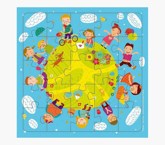 pictura tarjeta puzzle 15.5x15.5cm tematica infantil 25 piezas incluye sobre blanco certificacion fsc