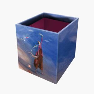 pictura gaëlle boissonnard caja portalapices 8.5x8.5x10.5cm diseño artistico ideal para organizar material de escritura decorativa