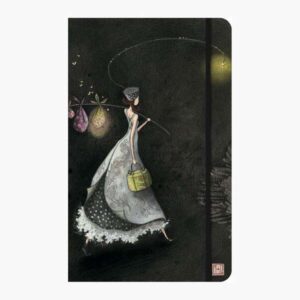 pictura gaëlle boissonnard cuaderno de tapa dura 13x21cm cierre con cinta elastica cinta de raso para marcar la pagina 192 paginas con lineas