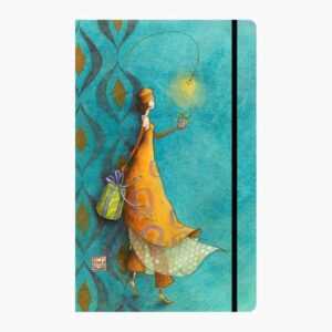 pictura gaëlle boissonnard cuaderno de tapa dura 13x21cm cierre con cinta elastica cinta de raso para marcar la pagina 192 paginas con lineas