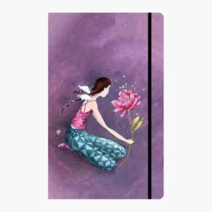 pictura gaëlle boissonnard cuaderno de tapa dura 13x21cm cierre con cinta elastica cinta de raso para marcar la pagina 192 paginas con lineas