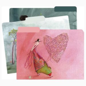 pictura gaëlle boissonnard carpeta con pestañas 30x24cm acabado en barniz de relieve uv laminado mate suave impresion a todo color papel certificado fsc