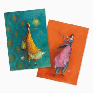 pictura aquarupella gaëlle boissonnard pack de 2 cuadernos a6 48 paginas uno con cuadricula y el otro liso tamaño 10.5x15cm tapa con acabado en barniz papel certificado fsc