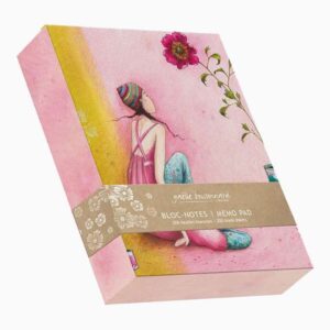 pictura aquarupella gaëlle boissonnard bloc de 200 notas memo blancas 10.5x15cm tapa con acabado en barniz laminado mate de tacto suave papel con certificacion fsc