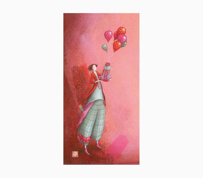 pictura gaëlle boissonnard tarjeta doble acabado en barniz de relieve uv grueso laminado mate de tacto suave 10.5x21cm papel con certificacion fsc