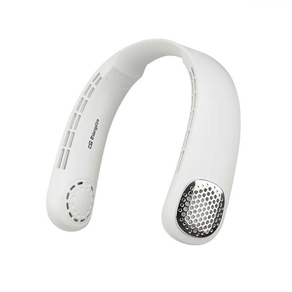 orbegozo nf 4200 ventilador de cuello refrescante motor dc 3 velocidades diseño elegante y ligero bateria de 1200mah ideal para interiores y exteriores