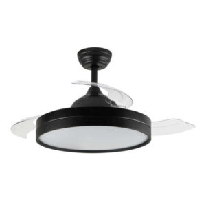 orbegozo cp 137105 ventilador de techo elegance eficiente y silencioso aspas retractiles motor dc luz led mando a distancia ventilacion reversible temporizador programable