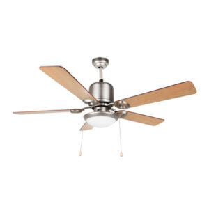 orbegozo ventilador de techo eco breeze silencioso y potente 5 palas reversibles 3 velocidades plafon incluido acero inoxidable