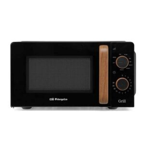 orbegozo mig 2140 microondas multifuncion capacidad 20l potencia 700w grill 900w 5 niveles de potencia funcion descongelacion temporizador 30min