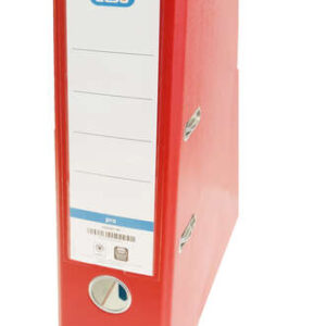 elba rado top archivador tamaño folio con palanca y rado ancho de 80mm forrado exterior de plastico interior de papel color rojo