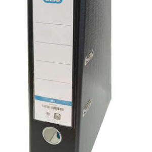 elba rado top archivador tamaño folio con palanca y rado ancho de 80mm forrado exterior de plastico interior de papel color negro