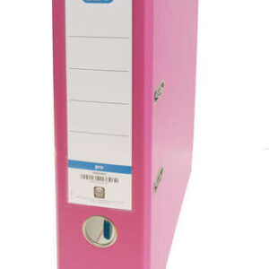 elba archivador palanca rado top folio lomo de 80mm forrado exterior de plastico interior de papel color rosa