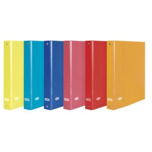 elba color life carpeta de anillas 4dx25mm tamaño folio lomo 40mm carton forrado exterior colores surtidos