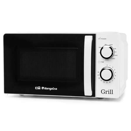 orbegozo mig 2130 microondas multifuncion capacidad 20l potencia 700w grill 900w 5 niveles de potencia funcion descongelacion temporizador 30min