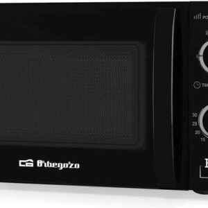 orbegozo mi 2117 microondas capacidad 20l potencia 700w 6 niveles de potencia temporizador 30min color negro