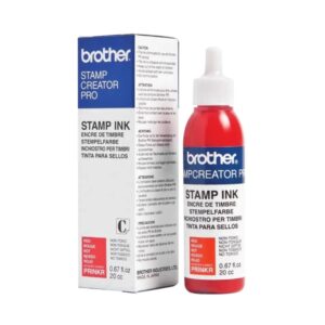 brother bote de tinta rojo para maquina de sellos sc2000 20cc