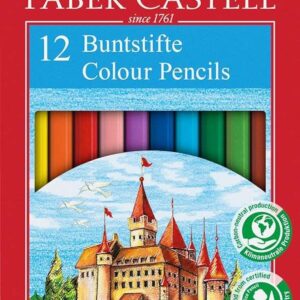 faber castell classic colour pack de 12 lapices de colores hexagonales resistencia a la rotura colores surtidos