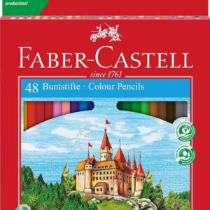 faber castell classic colour pack de 48 lapices de colores hexagonales resistencia a la rotura colores surtidos