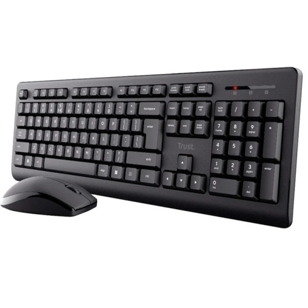 trust primo pack de teclado usb inalambrico + raton usb inalambrico 3 botones