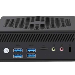 leotec n100 mini ordenador intel alder lake n100 8gb 128gb ssd usb 3.0, hdmi, rj 45, displayport, vga sistema de seguridad kensington windows 11