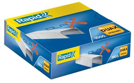 rapid duax strong caja de 1000 grapas para gruesos grapa hasta 170 hojas alambre galvanizado de alto rendimiento patilla de 20mm
