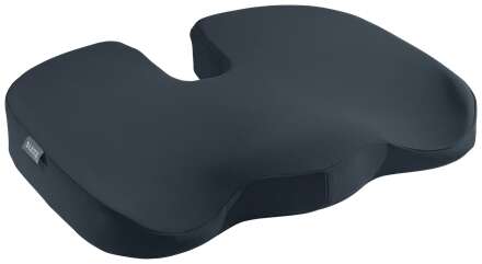 leitz ergo cosy cojin de asiento ortopedico promueve una postura saludable mejora la circulacion para oficina, coche o casa funda lavable color gris oscuro