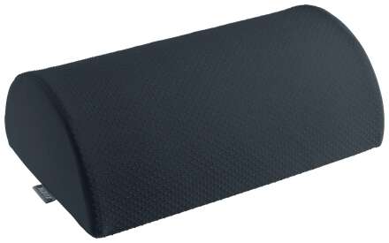 leitz ergo cosy reposapies de escritorio promueve una postura saludable mejora la circulacion funda lavable para usar con calcetines o descalzo color gris oscuro