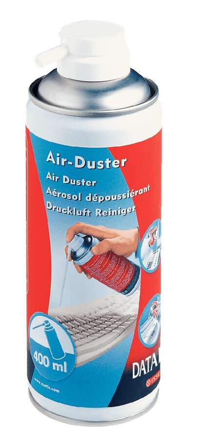esselte air duster bote de aire comprimido para limpieza 400ml para teclados y objetos en lugares de dificil acceso