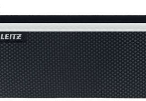 leitz wow bolsa porta todo mediana 2 compartimentos tamaño 85x6x210mm lavable y duradera cierre de cremallera color negro