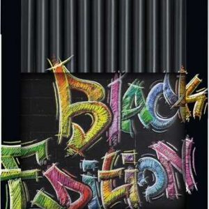 faber castell black edition caja metalica de 12 lapices de colores mina supersuave madera negra ideales para dibujo sobre papel claro, oscuro y de colores colores surtidos