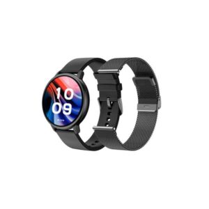 spc smartee duo classic reloj inteligente smartwatch pantalla amoled redonda 1.43" mas de 100 modos deportivos monitoreo de salud resistencia ip68 color negro