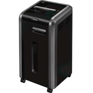 fellowes 225ci destructora de papel manual corte en particulas p 4 destruye hasta 24 hojas capacidad de la papelera 60l color negro