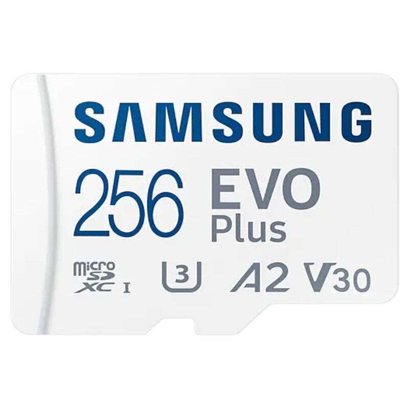 samsung evo plus tarjeta micro sdxc 256gb uhs i u3 v30