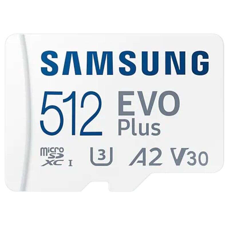 samsung evo plus tarjeta micro sdxc 512gb uhs i u3 v30