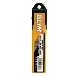 blim pack 10 cuchillas recambio para cutters 25mm