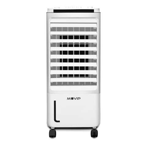 muvip climatizador 7.5 litros, 80w, 3 velocidades, oscilación 70º, temporizador, humidificador, caudal 280m³/h, con ice pack