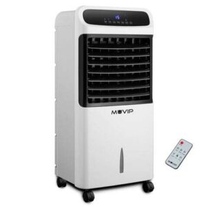 muvip climatizador 12 litros 80w high power 3 velocidades pantalla led temporizador caudal de aire 600m3/h mando a distancia