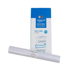 fabrisa rollo de forro para libros 80µ 0.5x20m polipropileno alta resistencia a arañazos y marcas