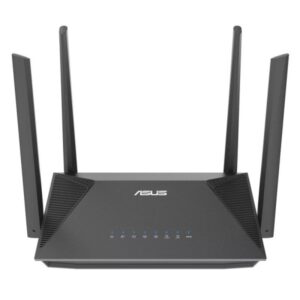 asus rt ax52 router ax1800 wifi 6 dual band aimesh hasta 1800mbps 4 puertos rj45 lan 4 antenas externas