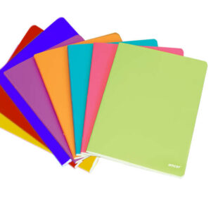 ancor classic stripes libreta tamaño a4 cuadriculado 5x5mm 48 hojas 90gr tapa polipropileno colores surtidos