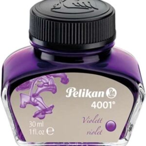 pelikan tinta 4001 no.78 frasco 30 ml asegura el perfecto funcionamiento de la estilografica color violeta