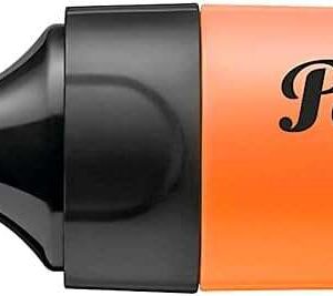 pelikan subrayador textmarker 490 base de agua 3 anchos de trazo color naranja fluorescente