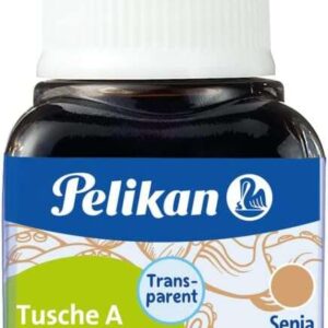 pelikan tinta china 523 10ml n.15 10ml tinta de alta calidad ideal para dibujo y caligrafia color sepia