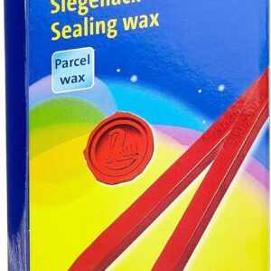 pelikan lacre pack de 10 barras de lacre para paquetes ideal para sellar paquetes de forma segura color rojo