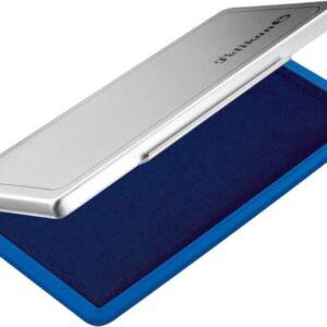 pelikan tampon pelikan n.1 9x16cm ideal para sellos de tamaño pequeño tinta de alta calidad facil de recargar color azul