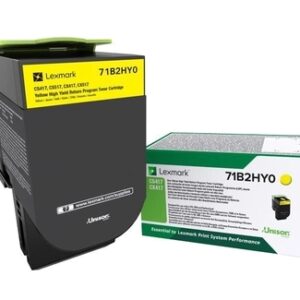 lexmark cs417/cx417/cs517/cx517 amarillo cartucho de toner original 71b2hy0/71b0h40